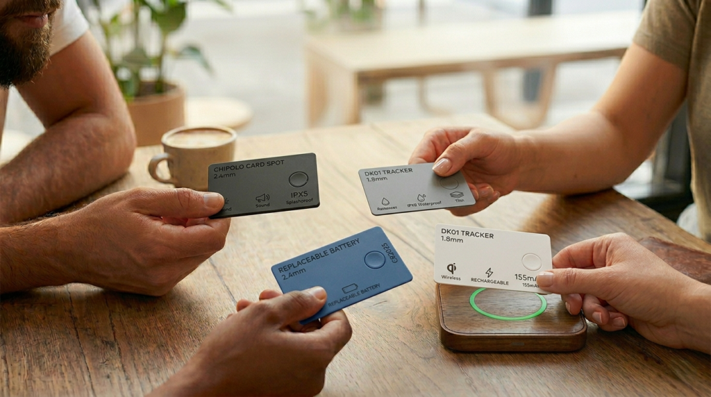 DK01 vs Chipolo Card Spot Best Wallet Tracker