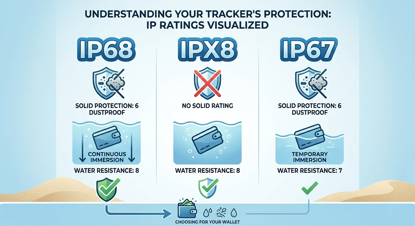 IP68 vs IPX8 Waterproof Rating